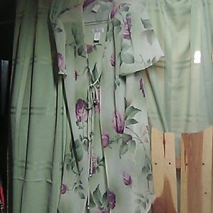 Dress w/ sheer jacket